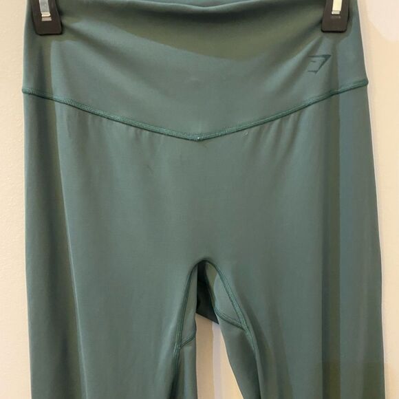 Gymshark Green Training Leggings Women Size L - Picture 2 of 7